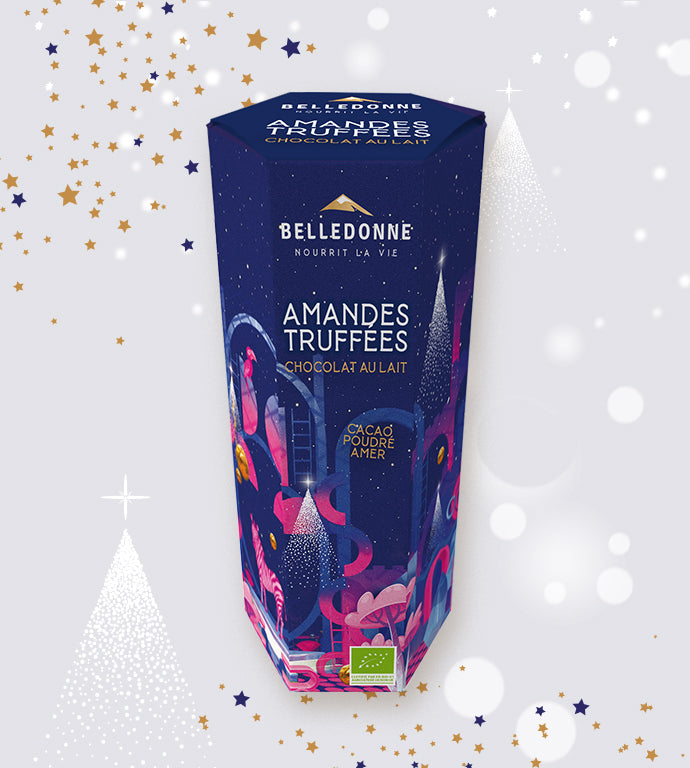 Grain de saveur tube amandes choc lait truffée bio - 2